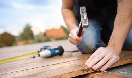 Paysagiste pour pose de terrasse en bois à Douvaine