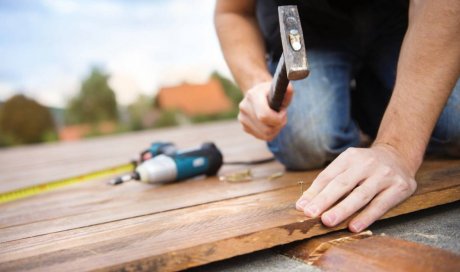 Paysagiste pour pose de terrasse en bois à Douvaine